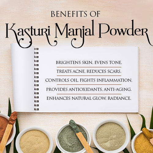 Kasturi Manjal Powder (कस्तूरी मंजल का पाउडर)